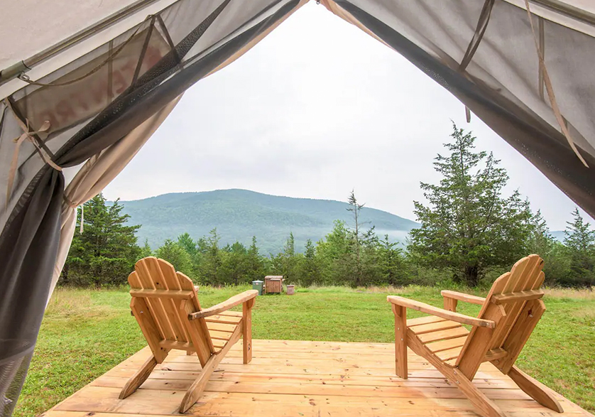 Pleasant Valley Maplecroft Camp view